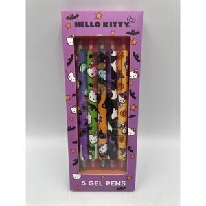 Hello Kitty Halloween Bats Gel Pens Set VHTF NEW - Fast Shipping!